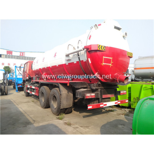 DFAC 6x4driven Small vacuum sewage suction tanker truck